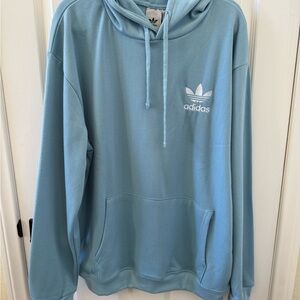 Adidas Men's Light Blue Hoodie